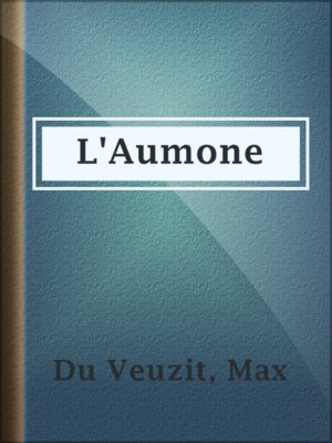 cover image of L'Aumone